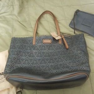 Coach Grey Laser Tote